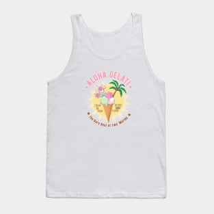 ALOHA GELATTI - The Very Best of Two Worlds (Vintage Style Ice Cream print) Tank Top